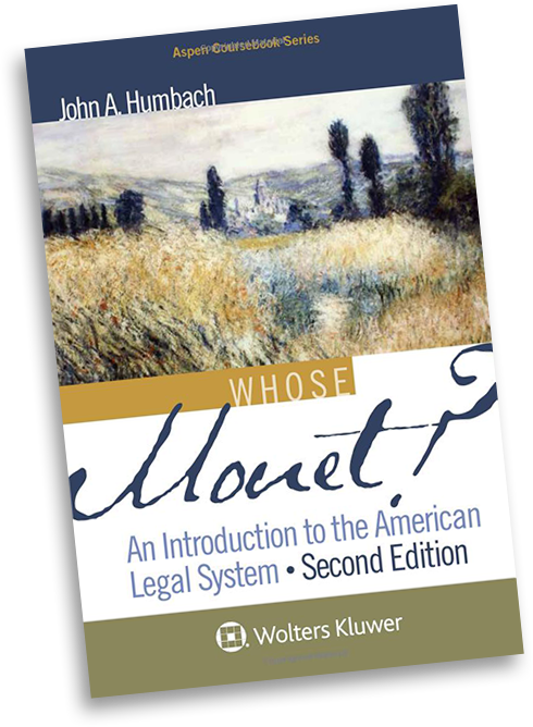 Whose Monet? An Introduction to the American Legal System